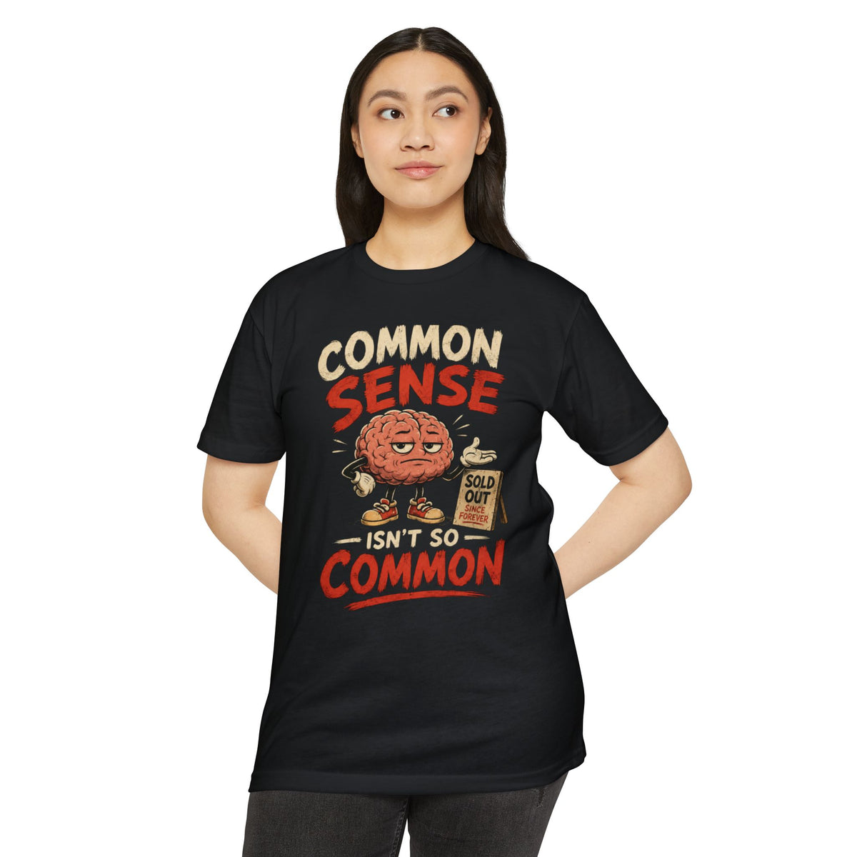 Common Sense Unisex CVC Jersey T-shirt