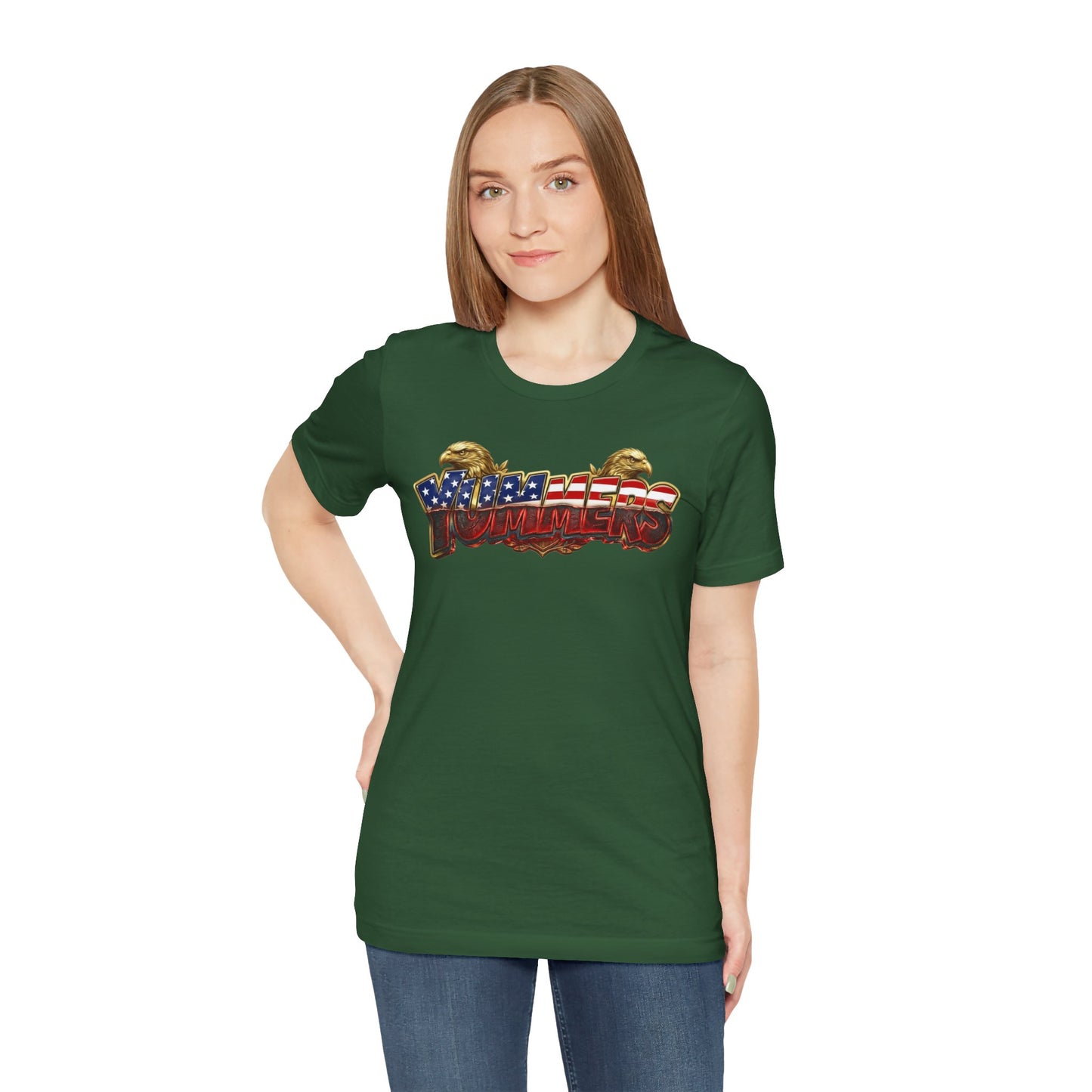 Yummers Patriotic Flag Graphic Tee — American Eagle Summer T-Shirt