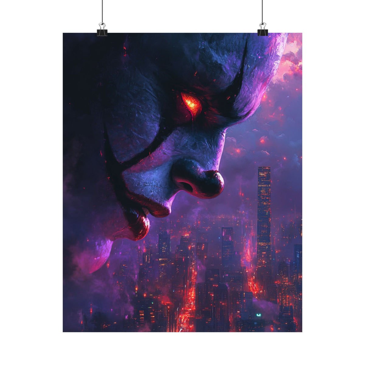 Gothic Matte Vertical Poster - Dark Fantasy Wall Art