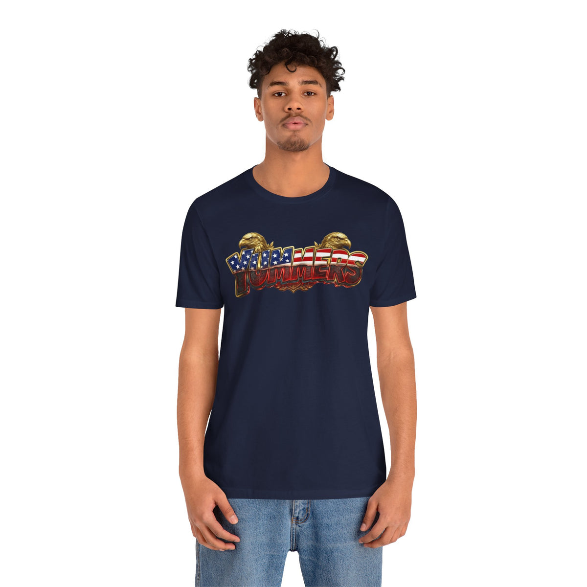 Yummers Patriotic Flag Graphic Tee — American Eagle Summer T-Shirt