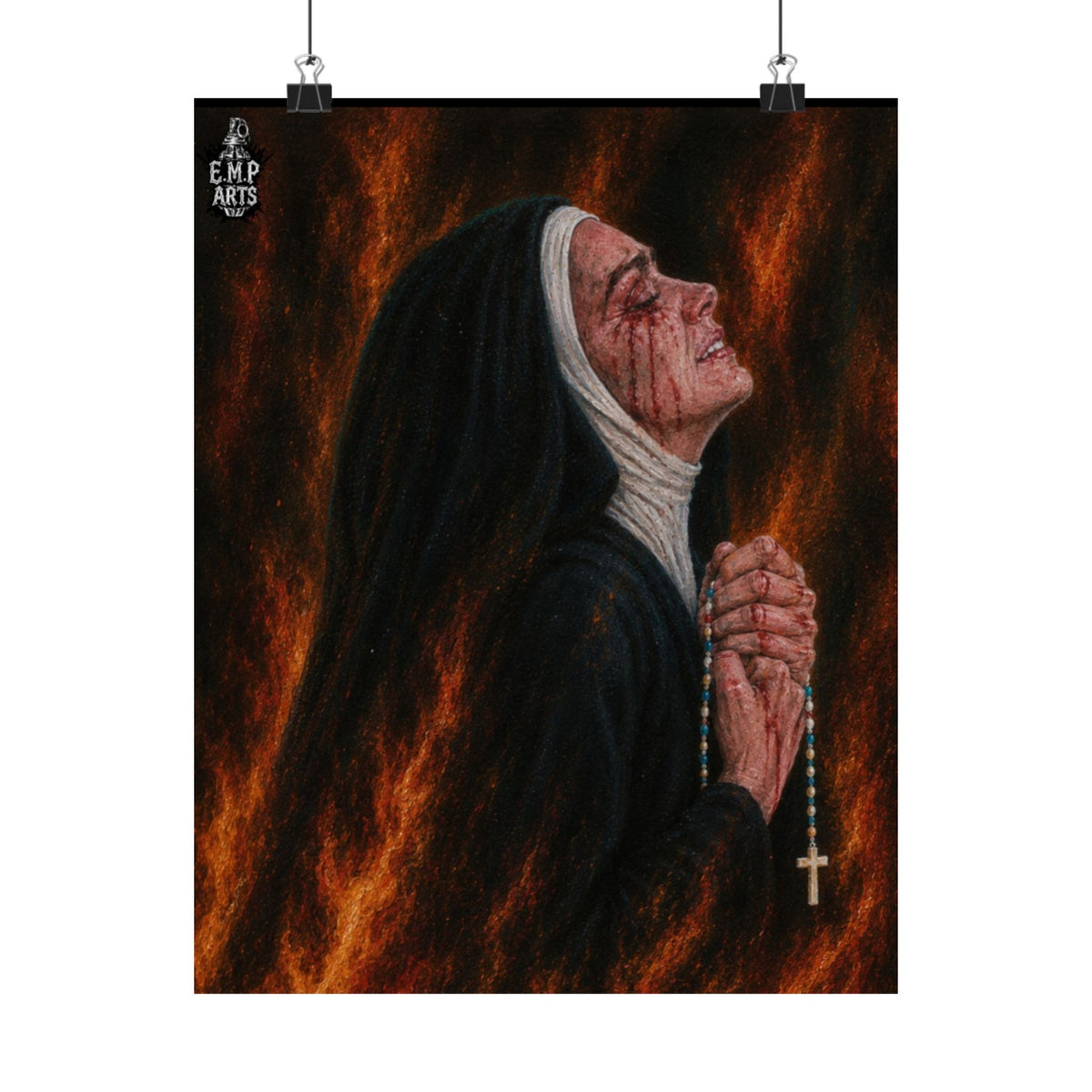 Patience of a Saint Matte Poster Wall Art