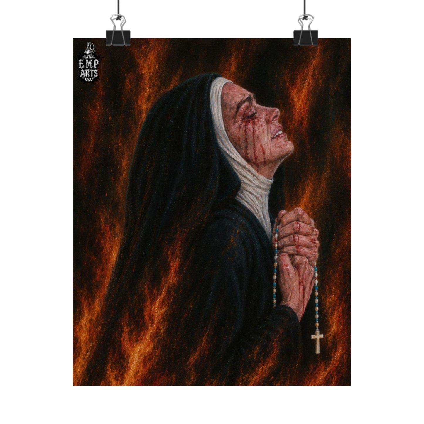 Patience of a Saint Matte Poster Wall Art