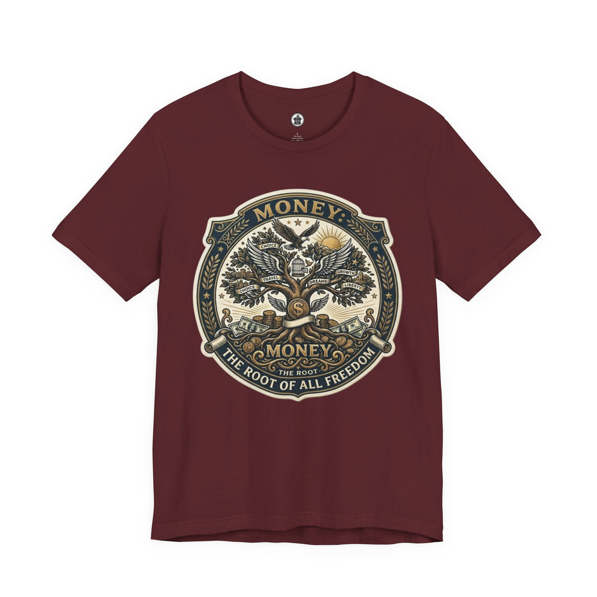 Root of all Freedom Unisex Jersey tee