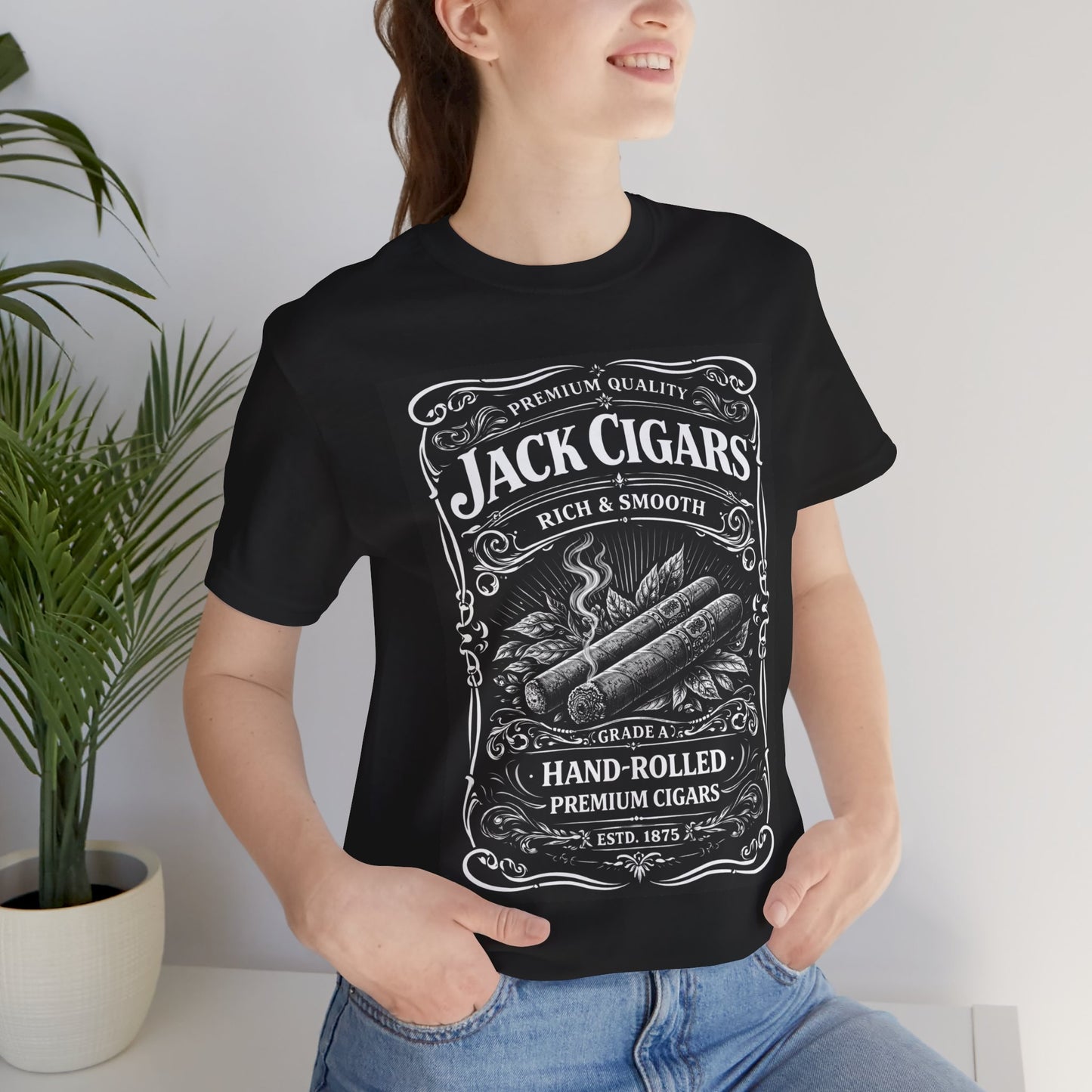 Jack Cigars Vintage Label T-Shirt — Hand-Rolled Premium Cigars Tee
