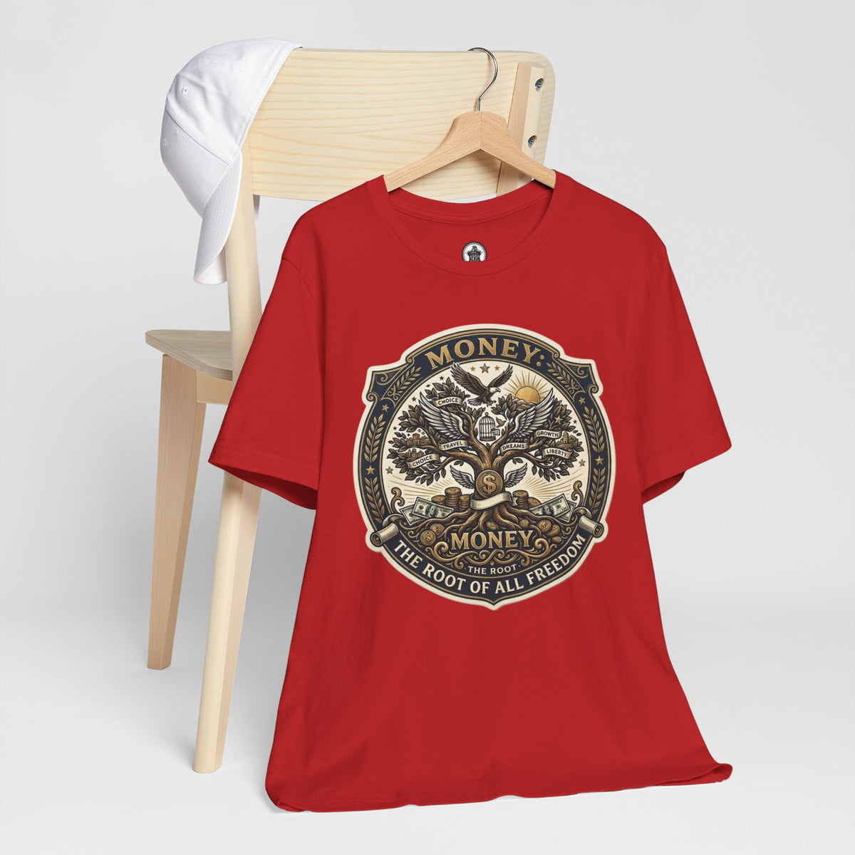Root of all Freedom Unisex Jersey tee