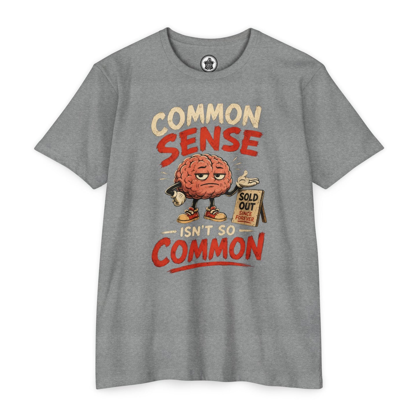 Common Sense Unisex CVC Jersey T-shirt