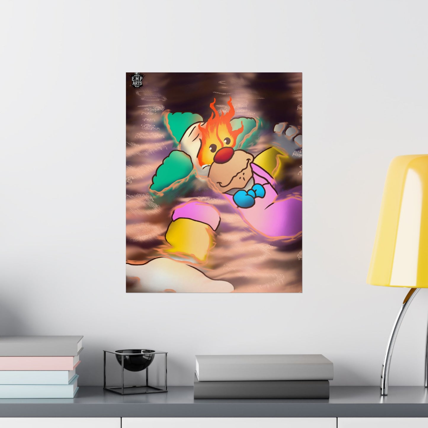 "Lament" Matte Poster — Colorful Vertical Art Print