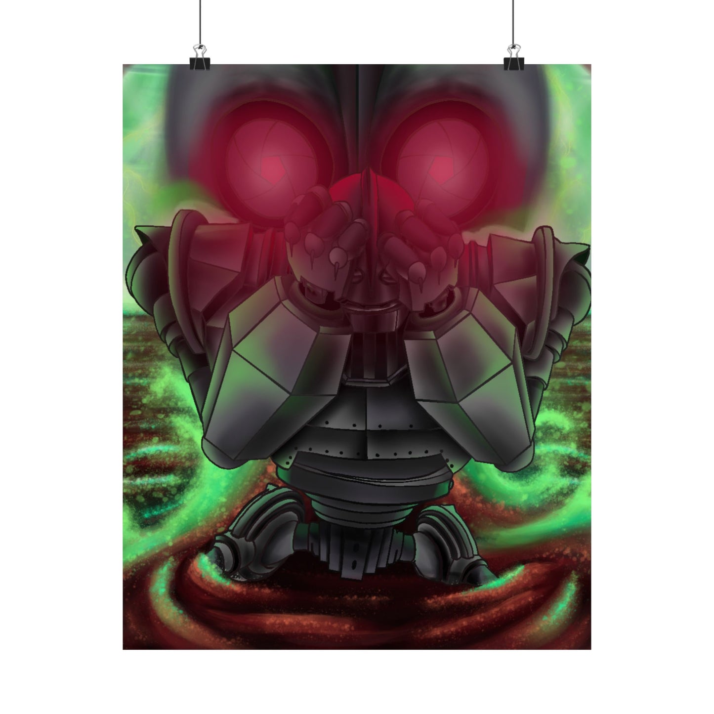 What Could Have Been - Futuristic Matte Vertical Poster