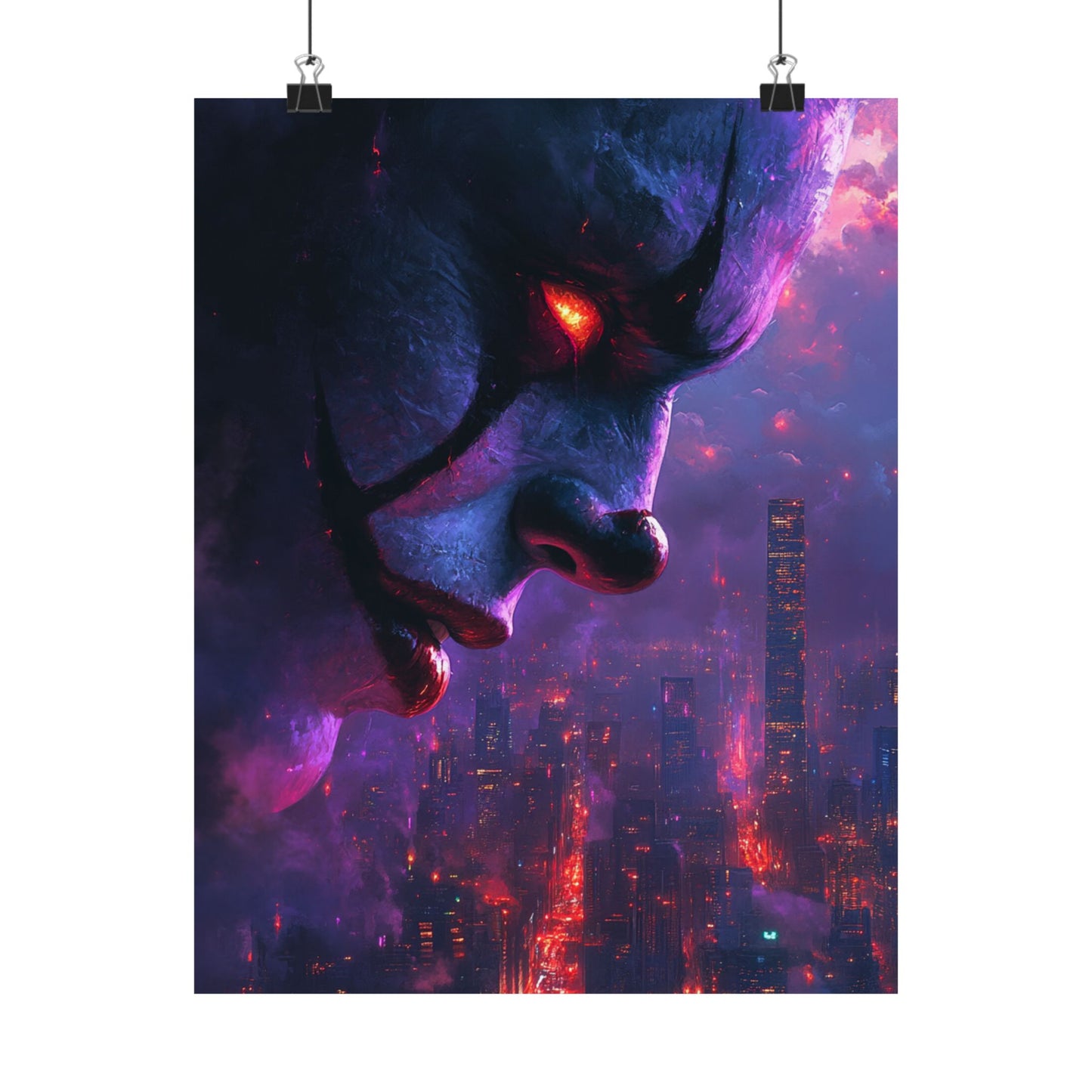 Gothic Matte Vertical Poster - Dark Fantasy Wall Art