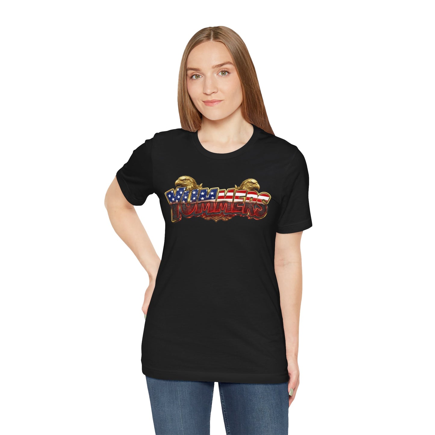 Yummers Patriotic Flag Graphic Tee — American Eagle Summer T-Shirt