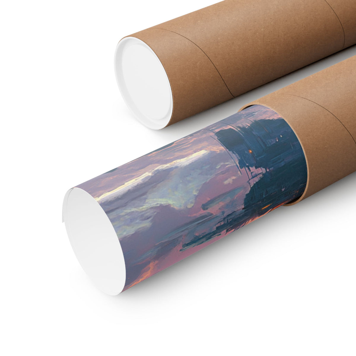 Enchanting Fantasy Matte Vertical Poster - Dreamy Moonlit Landscape