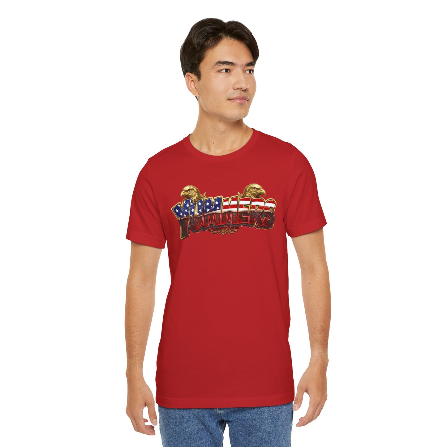 Yummers Patriotic Flag Graphic Tee — American Eagle Summer T-Shirt