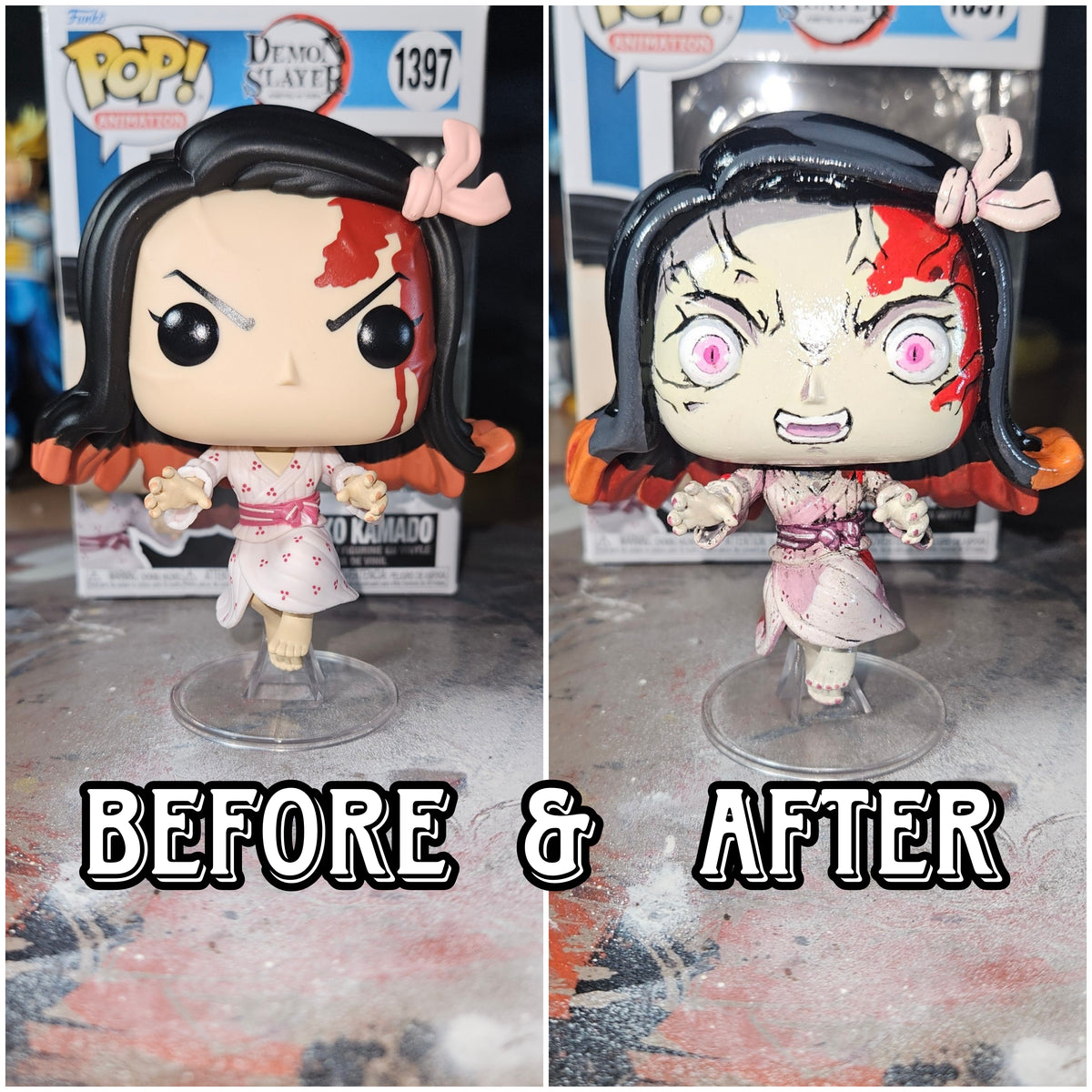 Demon Girl Repaint Figure